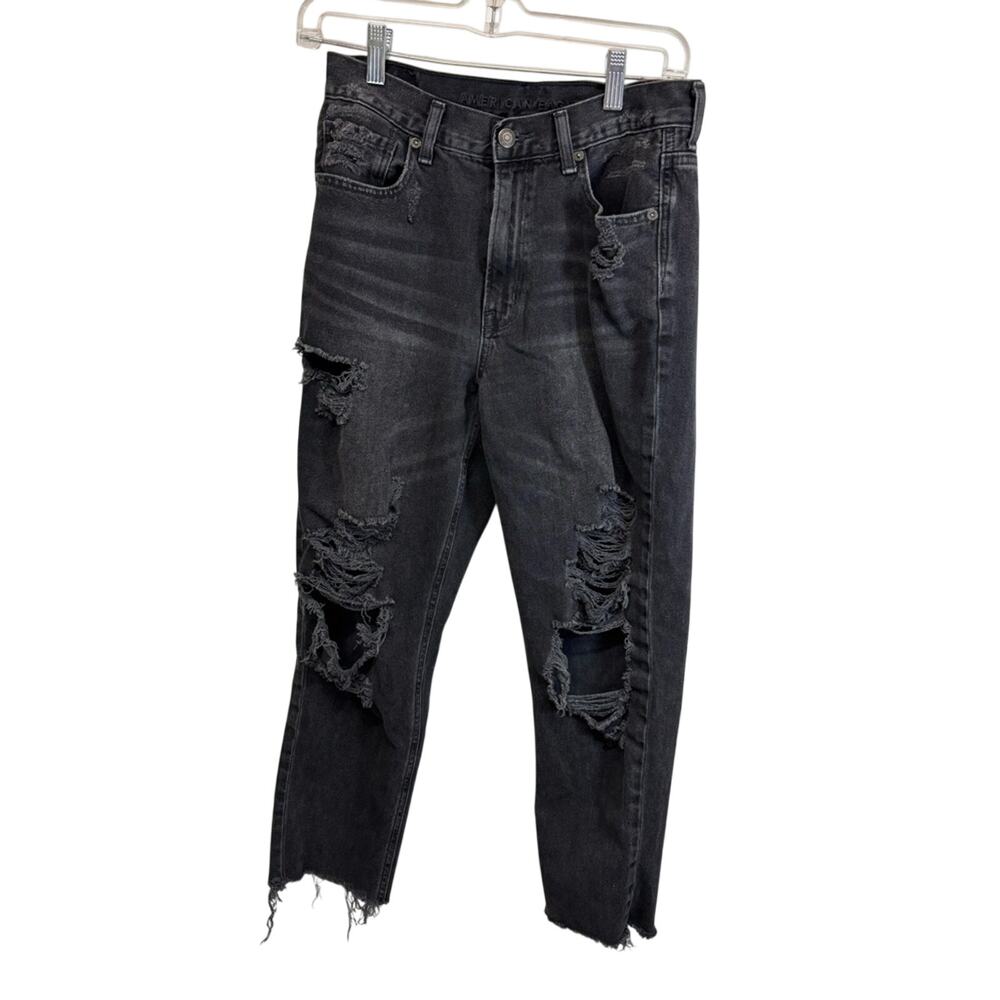 American Eagle Black Mom Jean Women Size 6